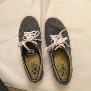 Keds Women’s Blue White Striped Lace Up Shoes